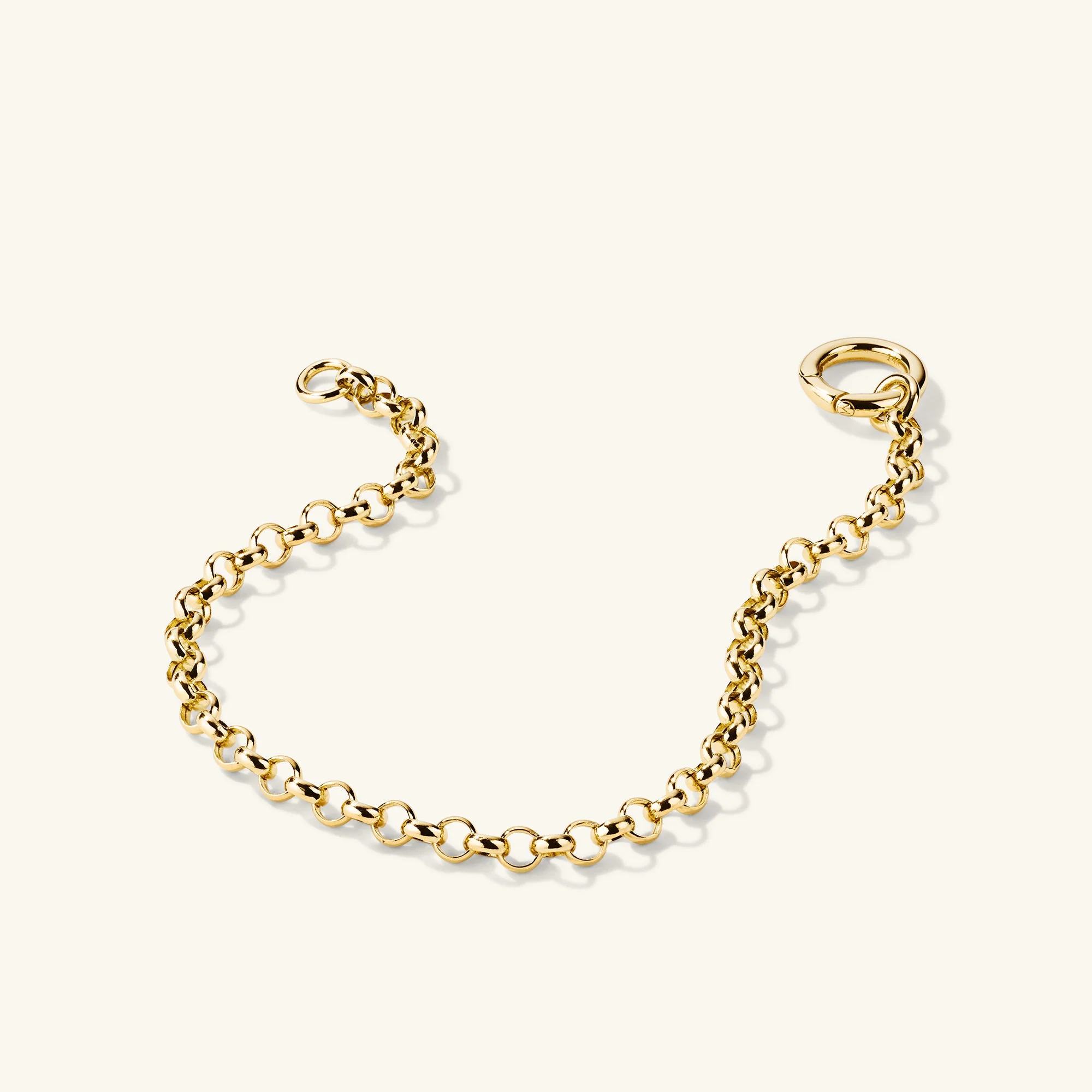 Rolo Chain Charm Bracelet - Image 5