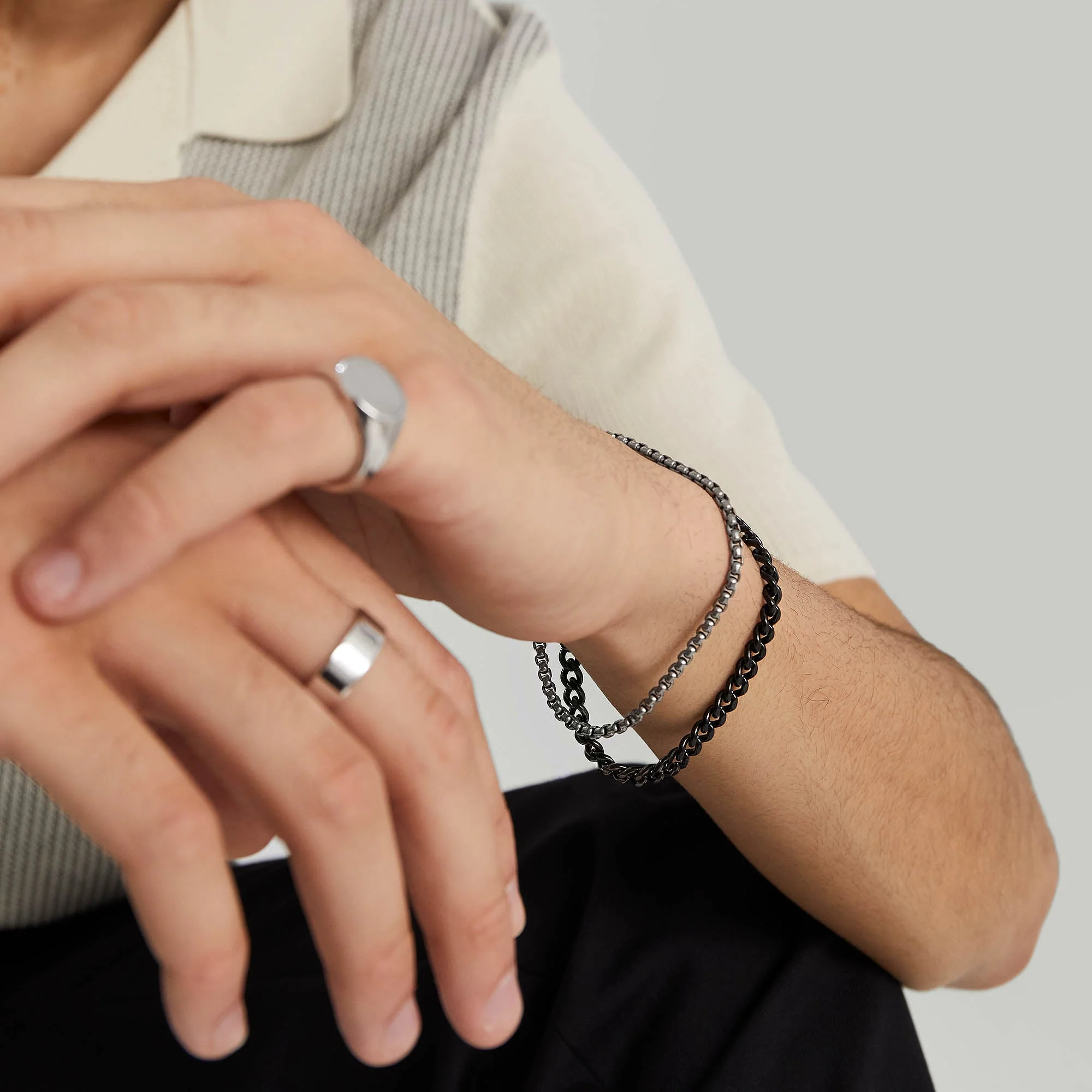 Round Box Chain Bracelet - Image 14