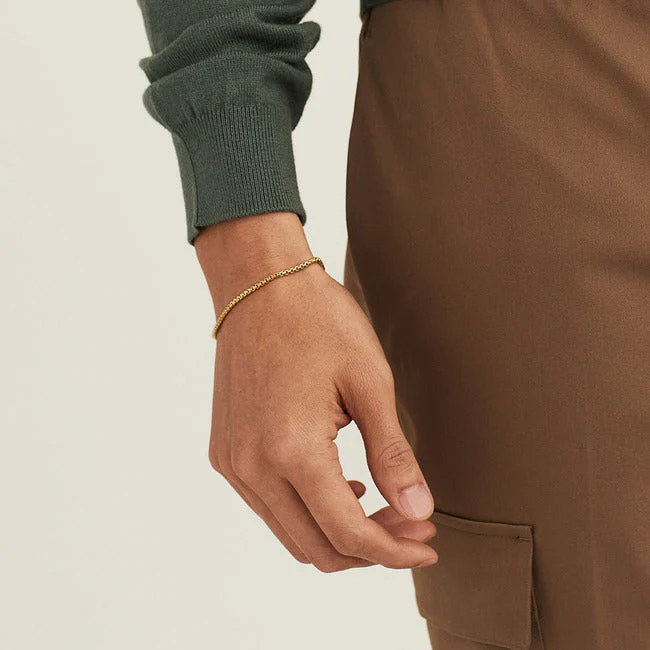 Round Box Chain Bracelet - Image 3