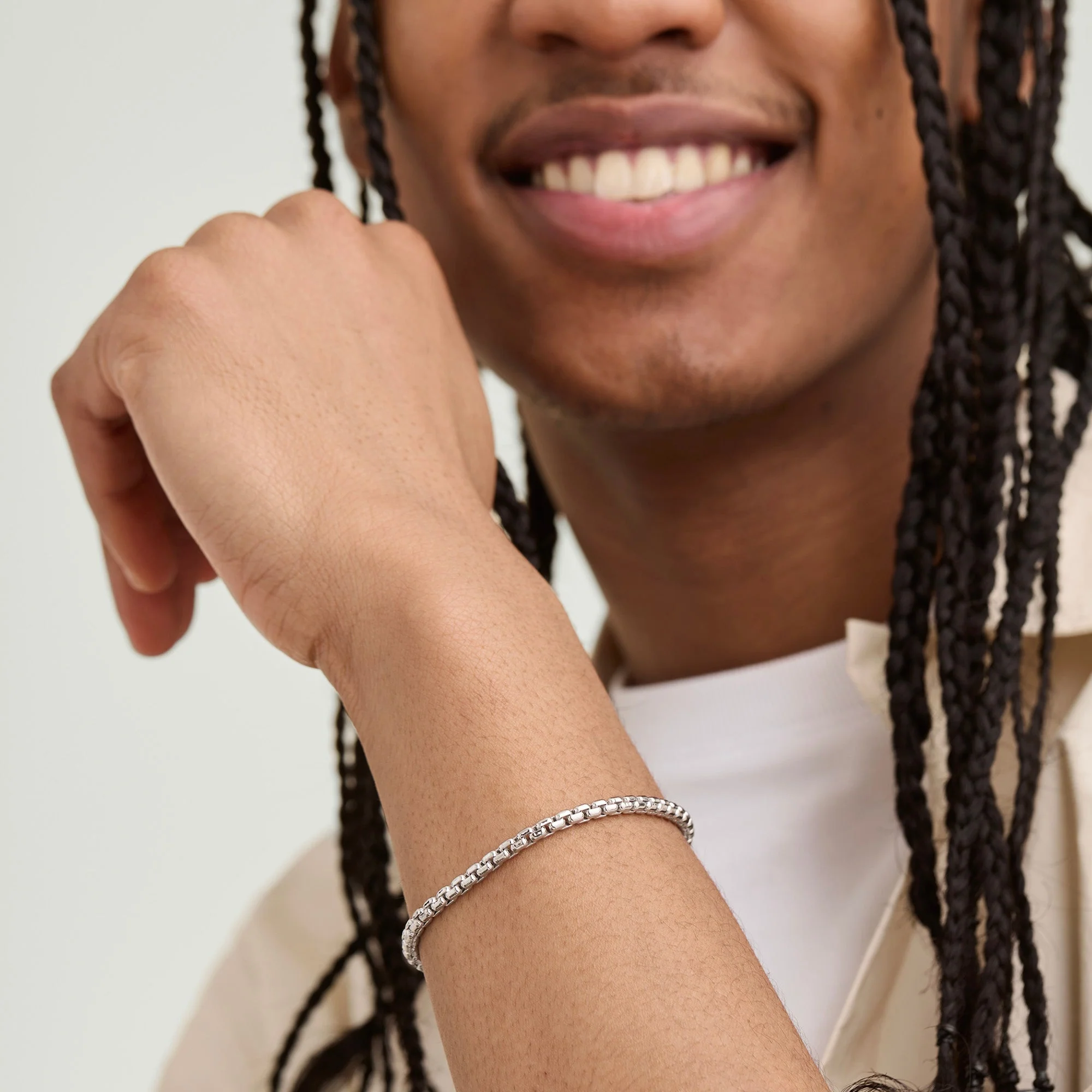 Round Box Chain Bracelet - Image 9