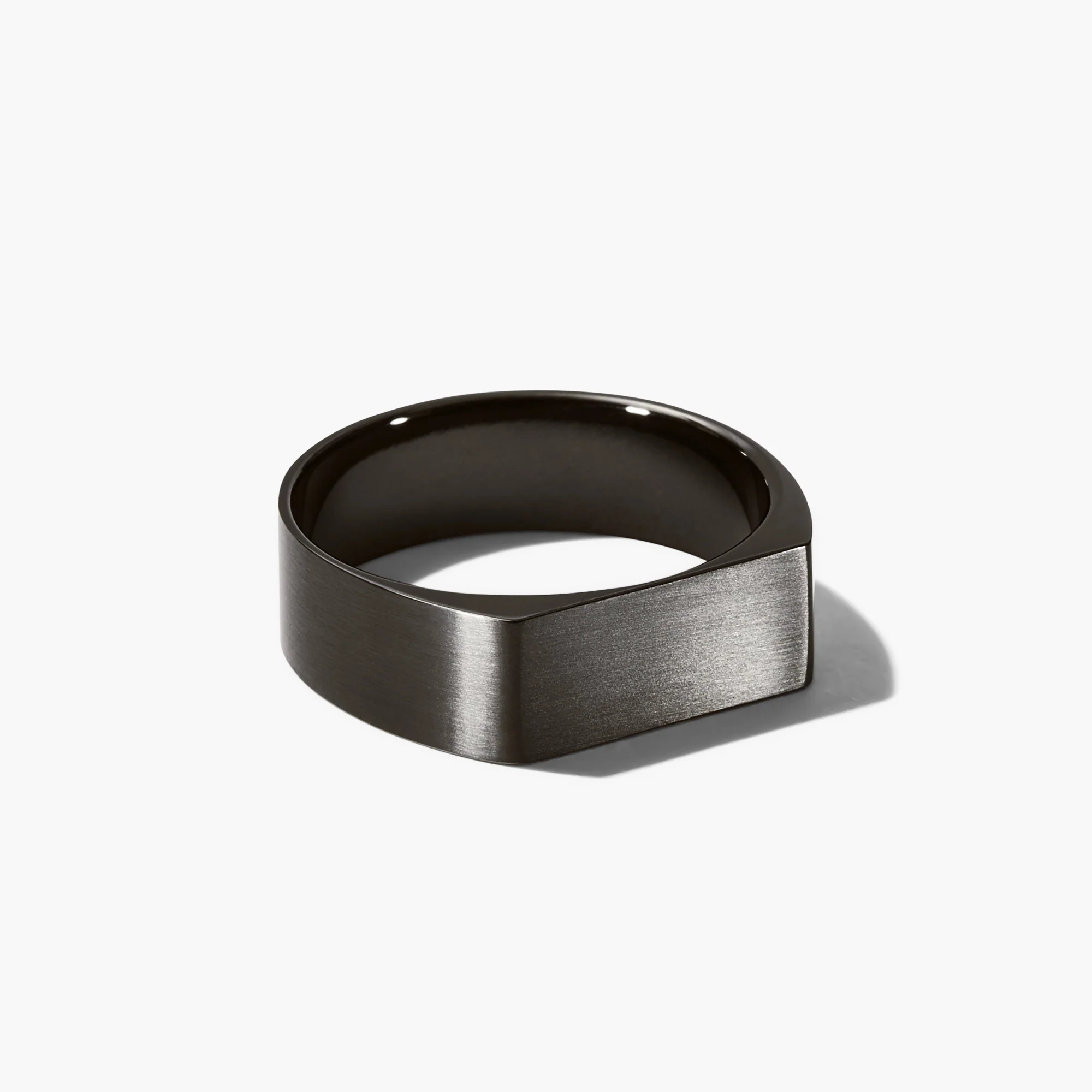 Slim Rectangular Signet Ring - Image 24