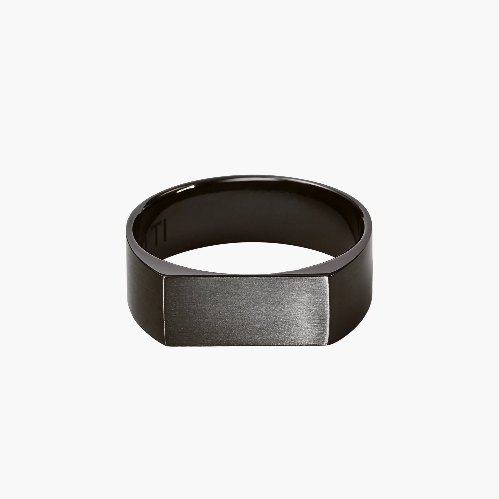 Slim Rectangular Signet Ring - Image 25
