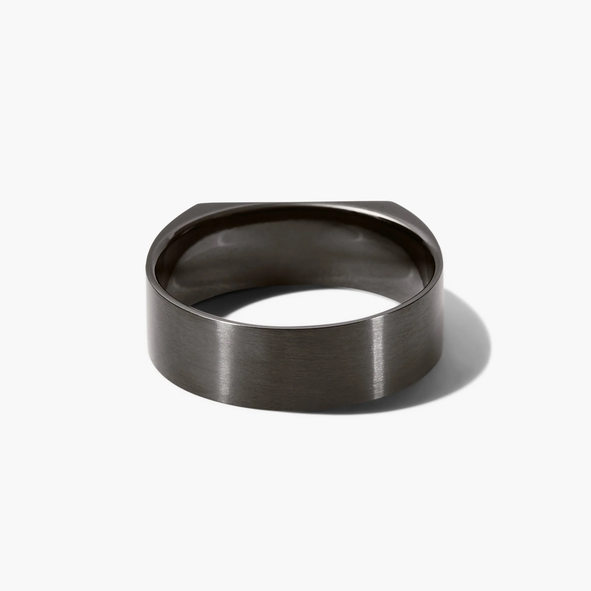 Slim Rectangular Signet Ring - Image 26