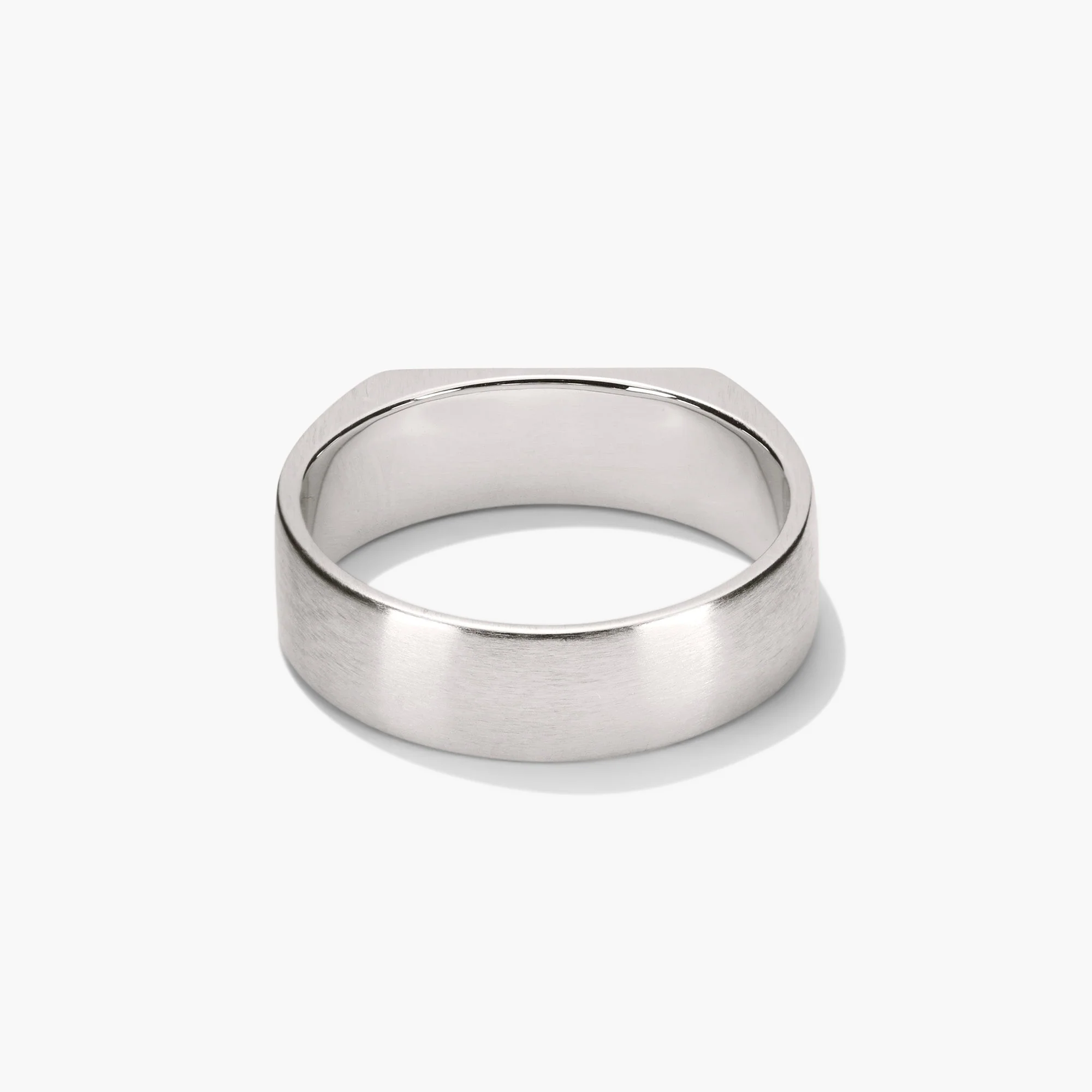 Slim Rectangular Signet Ring - Image 32