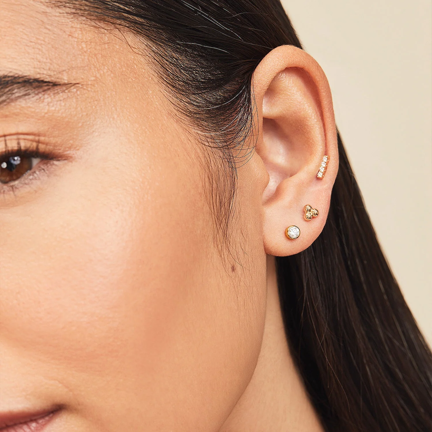 Piercing Studio - Spheres Cluster Flat Back Stud - Image 3