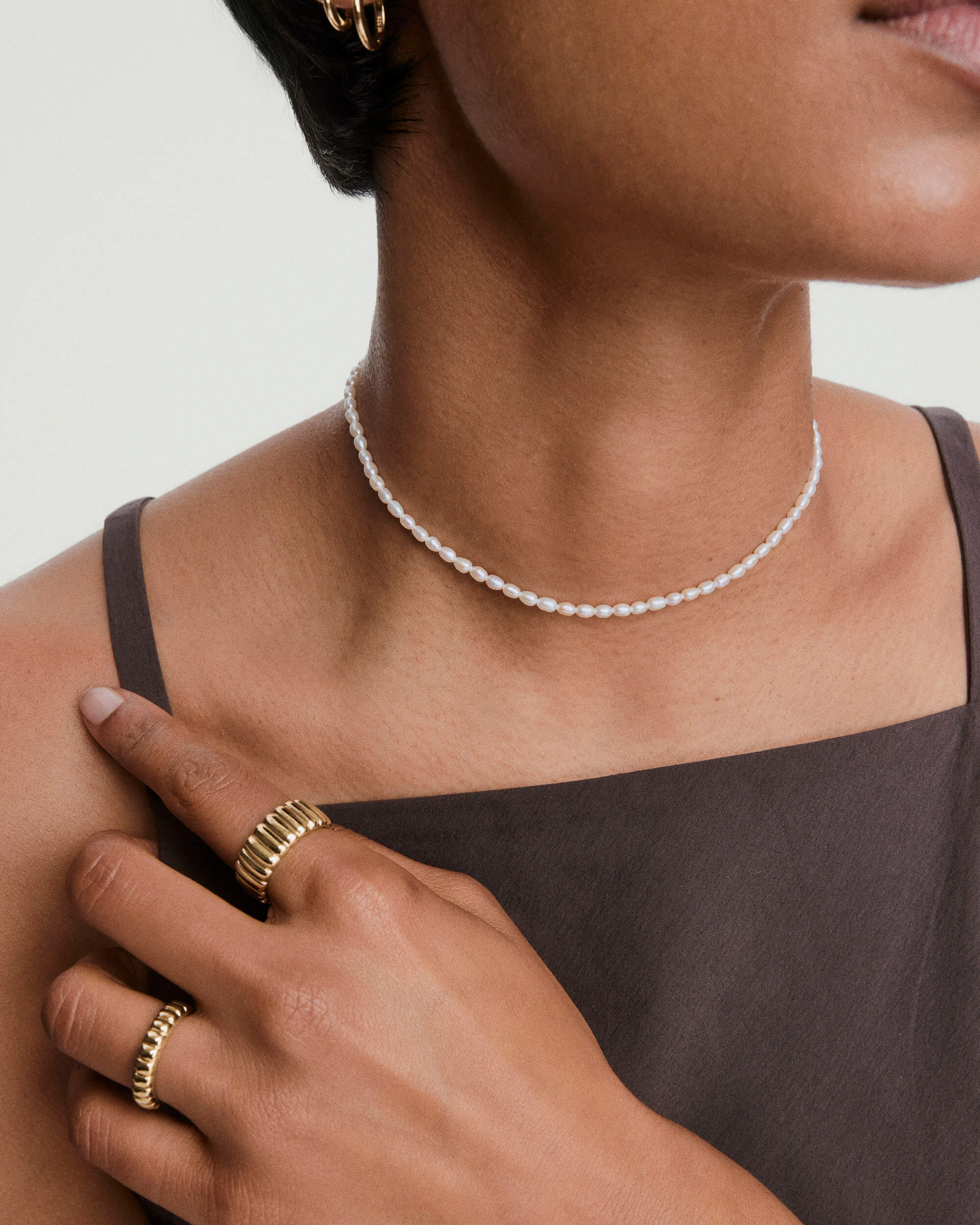 Tiny Pearl Necklace Migrated - Image 7